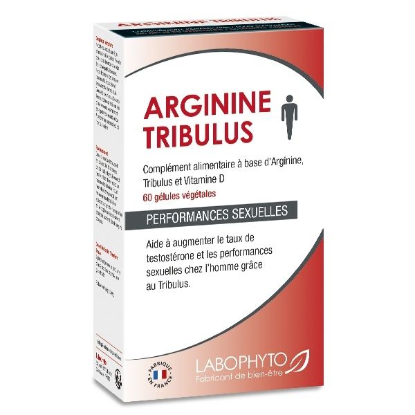 Aphrodisiaque naturel arginine tribulus 60 gelules Labophyto 15493