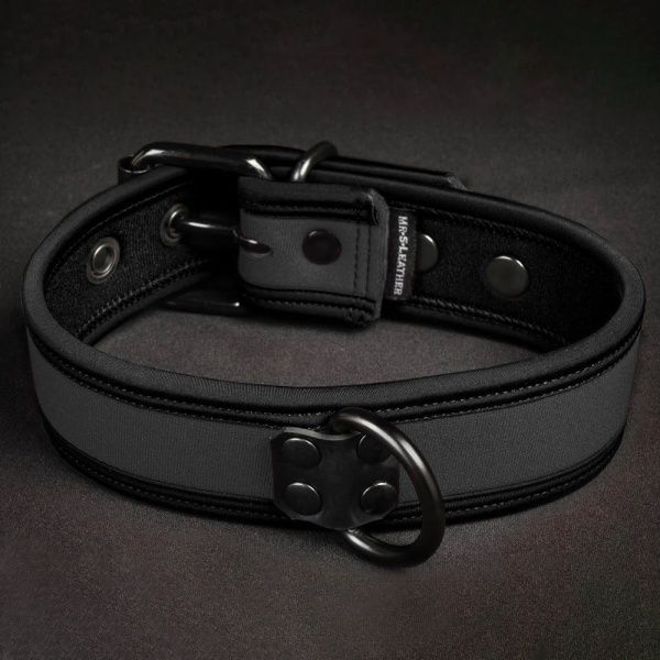Halsband Neo Bold Puppy Collar Grau Mr-S-Leather 35957