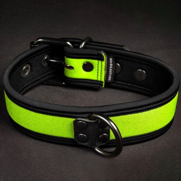 Neo Bold Puppy Collar Lime Mr-S-Leather 35958