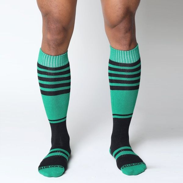 MIDFIELD Green Knee Socks Cellblock13 38310