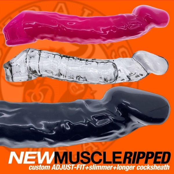 MUSCLE RIPPED Cocksheat Clear OXBALLS 38569