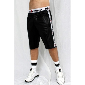 Sk8erboy Shiny Shorts - Black Sk8erboys 40650