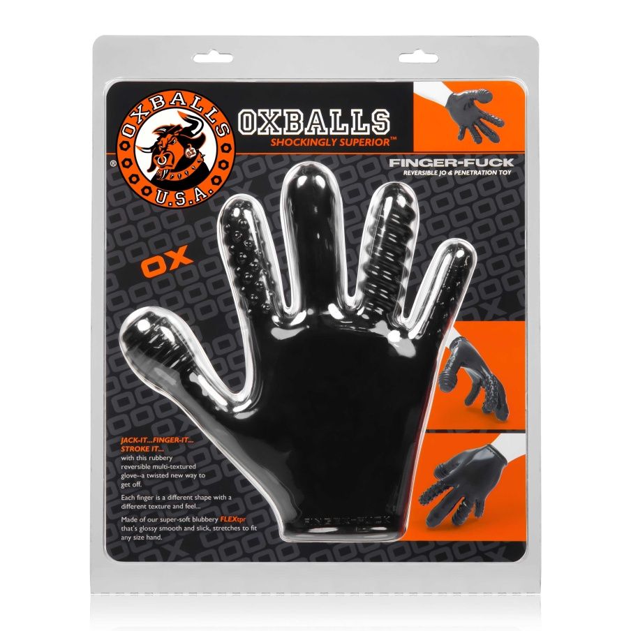 Finger Fuck textured glove OXBALLS 6898