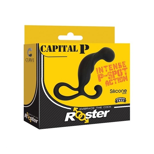 Estimulador De Prostata 10 Cm Capital P Rooster By Curve 8458